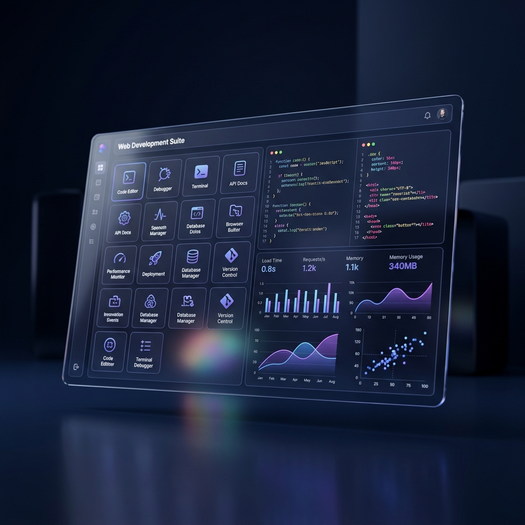 Web Development Suite Dashboard
