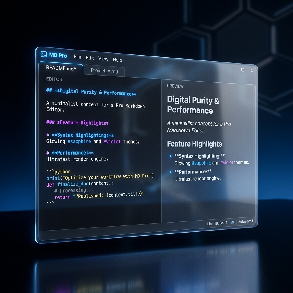 Pro Markdown Editor